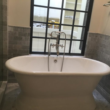 Complete master bathroom remodeling in Pacific Palisades.