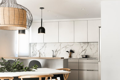 Una cocina integrada en el salón