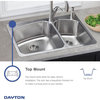 Elkay D11721 Dayton 17" Drop In Single Basin Stainless Steel Bar - 3 Faucet