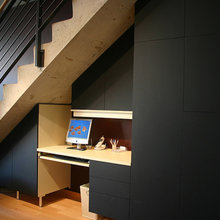 under stairs