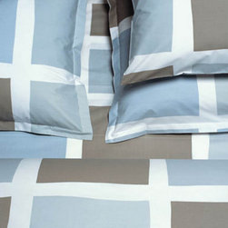 Blocks Sky 50% Organic Cotton Duvet Cover - Duvet Covers And Duvet Sets