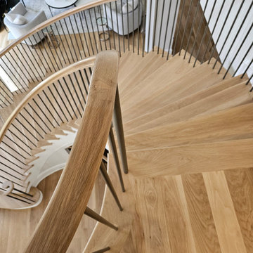Project #116 | Elegant Curved Staircase