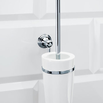 Designer Toilet Brushes and Holder Set