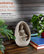 Alpine Buddha Tabletop Fountain With LED Light, 11" Tall