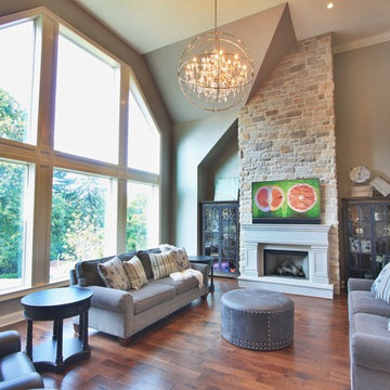 Bethel Park, PA Custom 1.5 Story Home