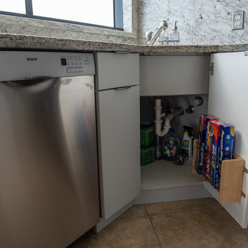 Modern Kitchen Update Done in a Fashion Grey Color