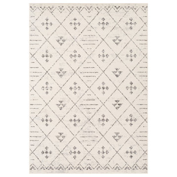 Pisa PSS-2317 Rug, Ivory and Grey, 7'10"x10'