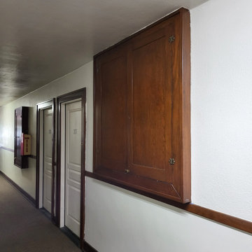 Apartment Complex Hallway Renovation and Repair Before
