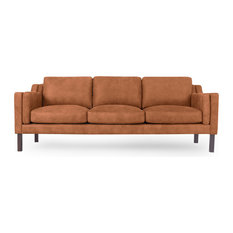 Full Grain Leather Sofas Houzz