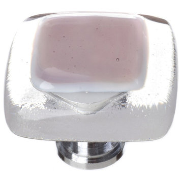 Reflective Purple Knob, Polished Chrome Base