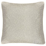 HiEnd Accents - Porto Matelasse Euro Sham, 27"x27", Light Taupe, 1 Piece - Grace your bed with the textural beauty of Porto Matelasse's abstract textures. Timeless and effortlessly elegant, matelasse presents a supple, rich tactile feel and soothing warmth without the bulk. A thin, delicate piped edge gives this euro sham a refined finish. Pair with our Porto Matelasse duvet cover or comforter, or use it as a textural accent piece for your bedding.