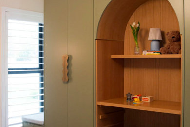 Example of a trendy home design design in Miami