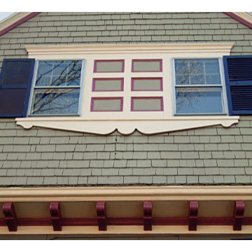 Multi-colored Victorian north of Boston