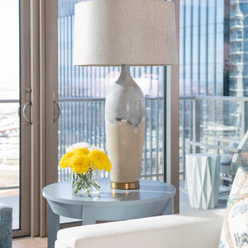 Legacy West High-Rise Condominium Transitional Furnishing