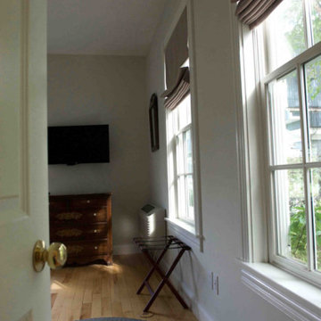Classic Roman Shades in Master Suite.