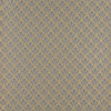 Blue And Gold Fan Jacquard Woven Upholstery Fabric By The Yard