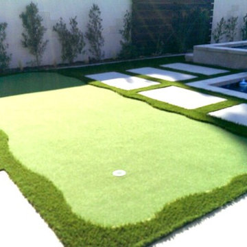 Moder Pool, Spa, Outdoor Cabana and Kitchen