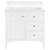 Palisades 30" Vanity, Bright White, Without Top