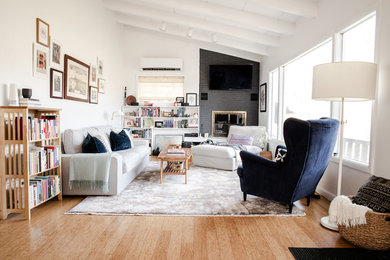 Small eclectic home design photo in Other