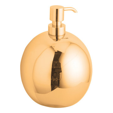 MD Lilly Table Soap dispenser. Gold..