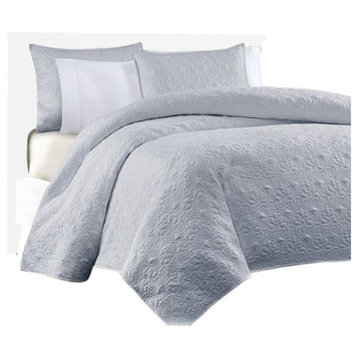 Madison Park Quilted Coverlet Mini Set, Full/Queen