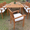 Outdoor 13-Piece Dining Set With Caranas Rectangle Table, 122", Furniture Only