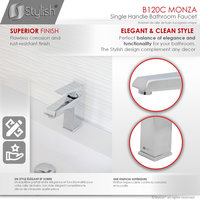 STYLISH Single Hole Bathroom Faucet