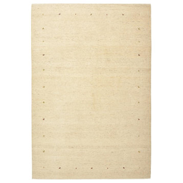 Oriental Rug Gabbeh Loribaft Design 10'0"x6'9" Hand Knotted Carpet