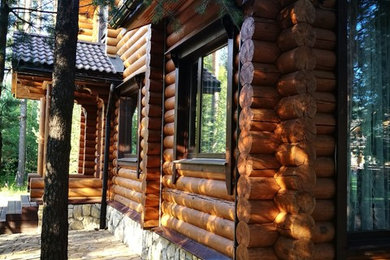 Inspiration for a farmhouse home design remodel in Saint Petersburg