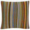 Michelle Calkins 'Comfortable Stripes VII' Decorative Throw Pillow