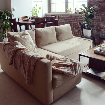 My Houzz: A Moody, Monochromatic Industrial Loft in Boston