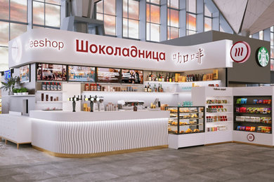 Проект кафе "Шоколадница" в аэропорту Пулково (не реализован)