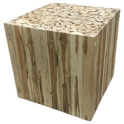 Rustic Side Tables And End Tables by Benzara, Woodland Imprts, The Urban Port