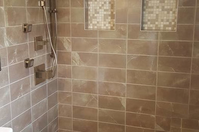 Example of a trendy bathroom design in Other