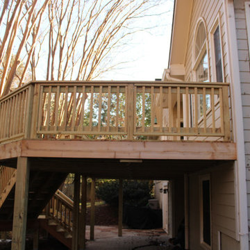 Pressure Treated Wood Deck Resurface in Duluth, GA