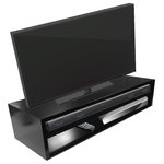 SoCal Visual Solutions RIZERvue by SoCalVS - Tabletop Black TV Stand Deluxe - *Please Note*