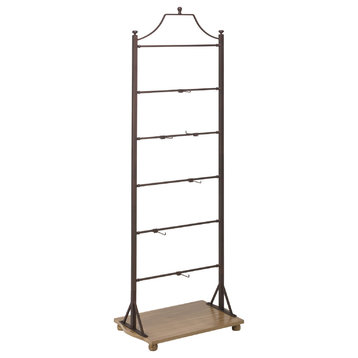 70" Bronze Ladder Metal Rack