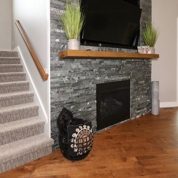 Textured carpet for stairs