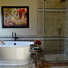 Master bath tub area