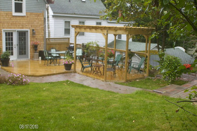 Example of a classic patio design in Other