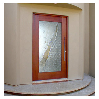 Entry Door - Modern - San Diego - by Cast Glass Images Inc.