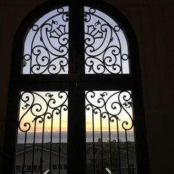 Boca del Canyon Residence - Front Doors