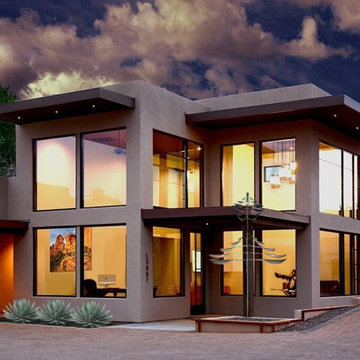 Sedona Hilltop Inn New Lobby, Room Addition + Exterior Facade Makeover