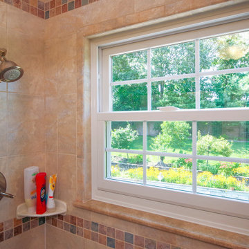 New Window in Lovely Shower - Renewal by Andersen Long Island, NY