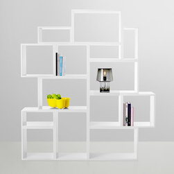 Stacked shelf system - Design Books