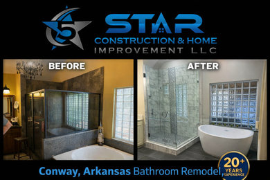 Example of a classic bathroom design in Little Rock