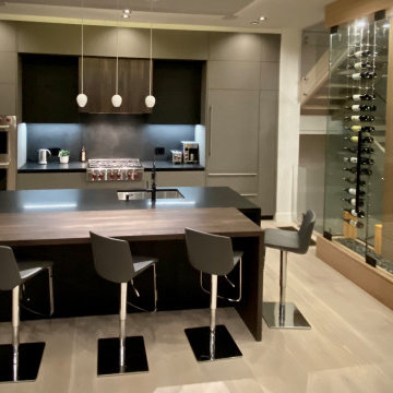 Contemporary Wine Display in Providence, RI
