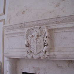 Coat of Army Detail - Indoor Fireplaces