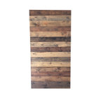 Interior barn door slab