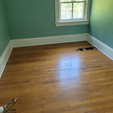 floor and stairway rehab in historical home